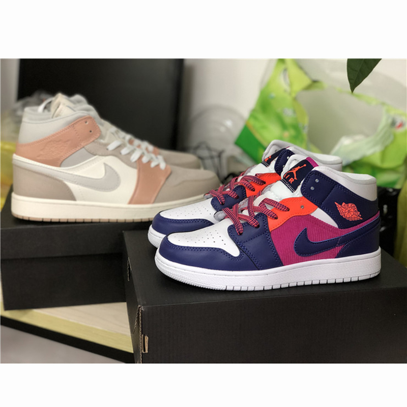 Jordan Air Jordan 1 Mid GS Fire Pink - EUR FASHION
