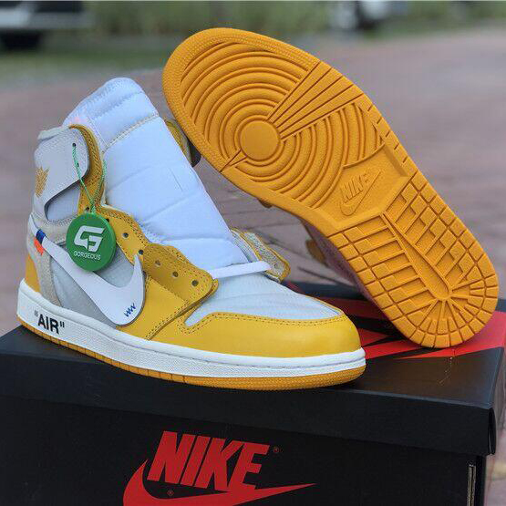 Off-White™ X Air Jordan 1 "Canary Yellow" - EUR FASHION