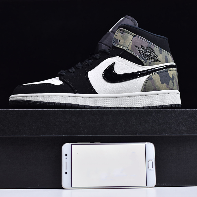 Jordan AJ1 Mid Camo  - EUR FASHION