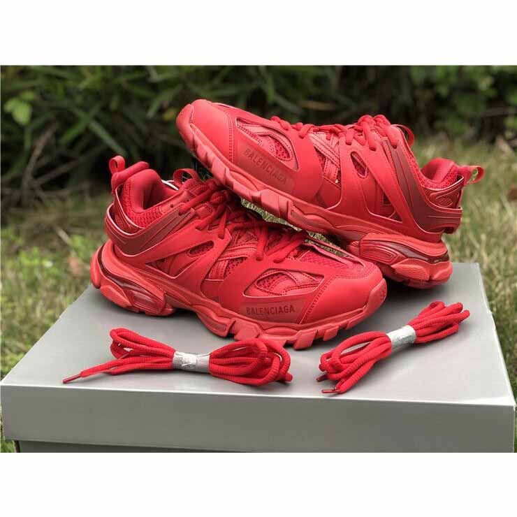 Balenciaga Women Track Sneaker In Red - EUR FASHION