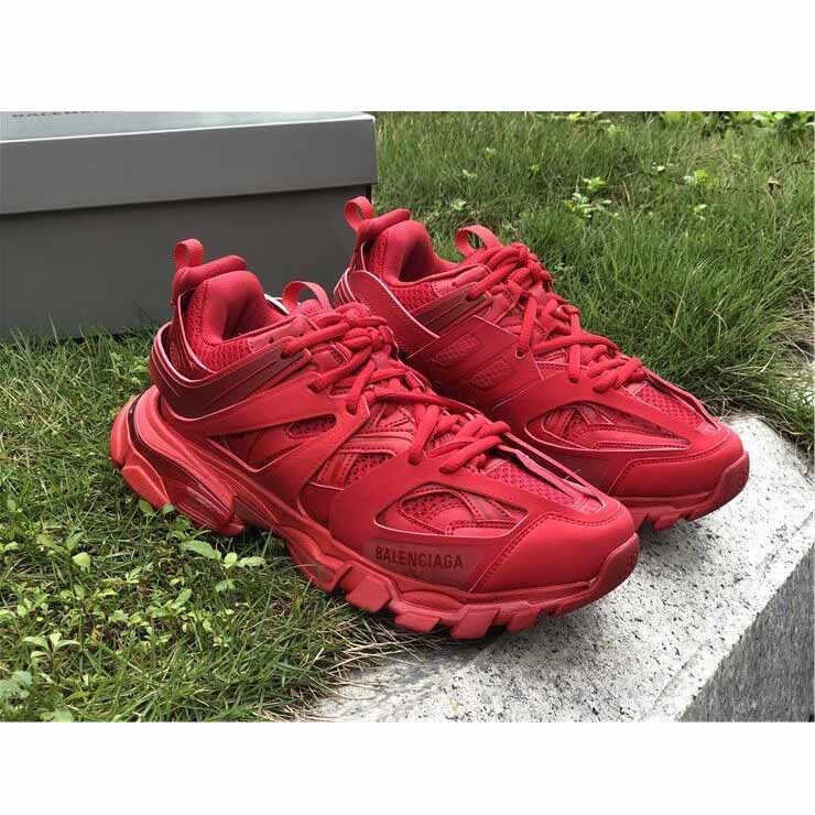 Balenciaga Women Track Sneaker In Red - EUR FASHION