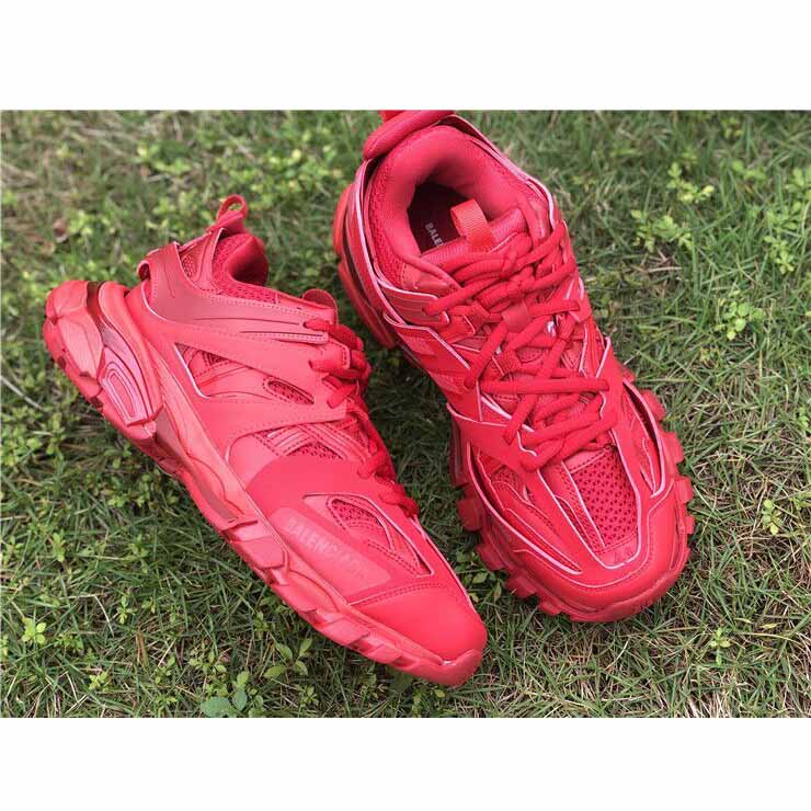 Balenciaga Women Track Sneaker In Red - EUR FASHION
