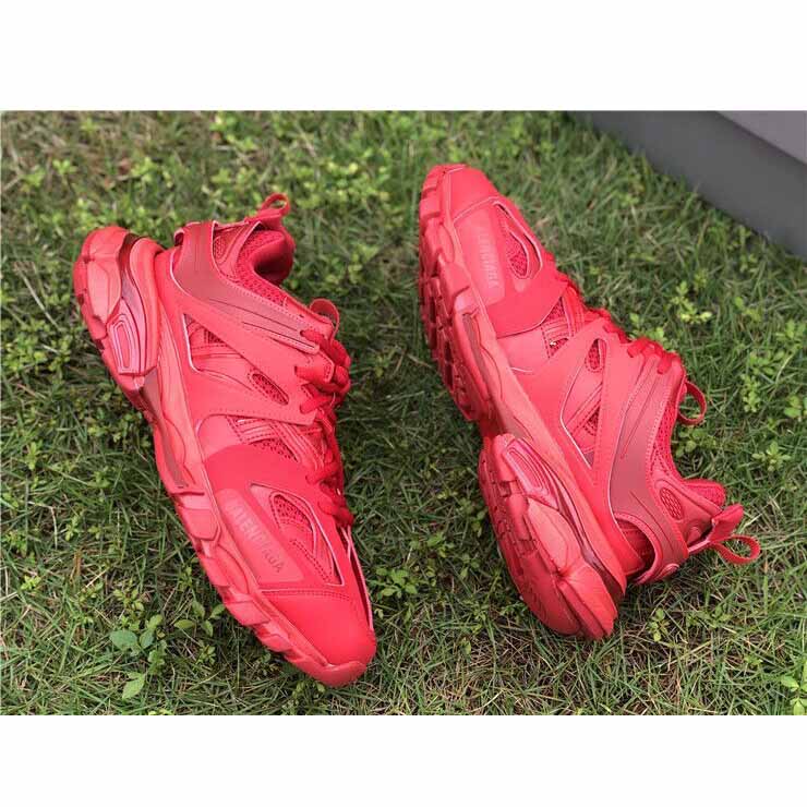 Balenciaga Women Track Sneaker In Red - EUR FASHION