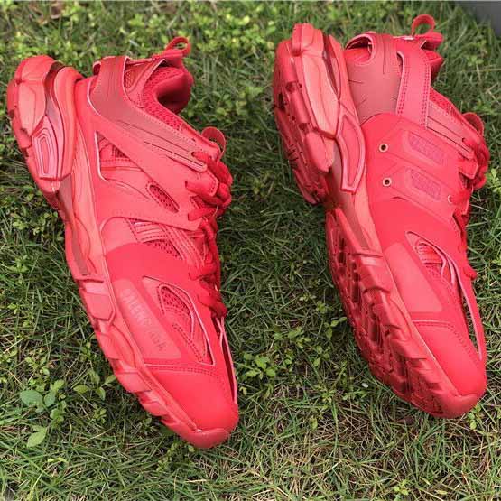 Balenciaga Women Track Sneaker In Red - EUR FASHION