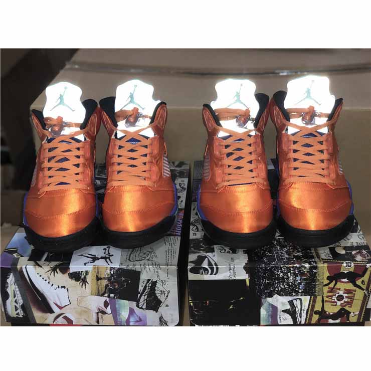 Air Jordan 5 Retro Orange Purple Green - EUR FASHION