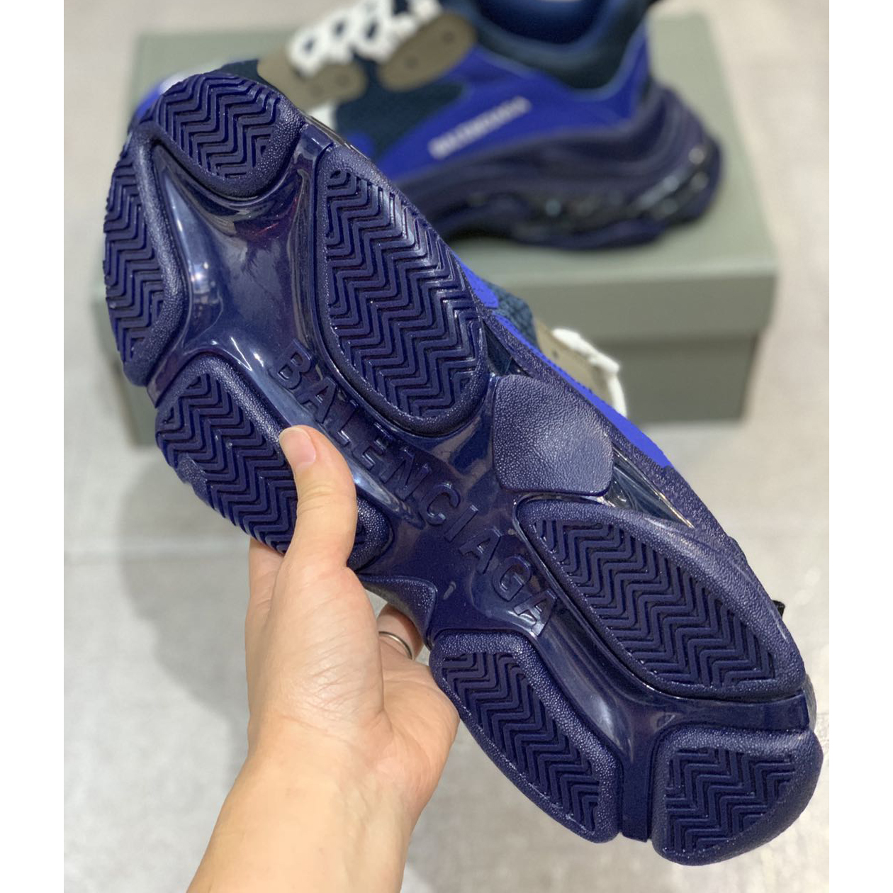 Balenciaga Triple S Clear Sole Sneaker  - EUR FASHION
