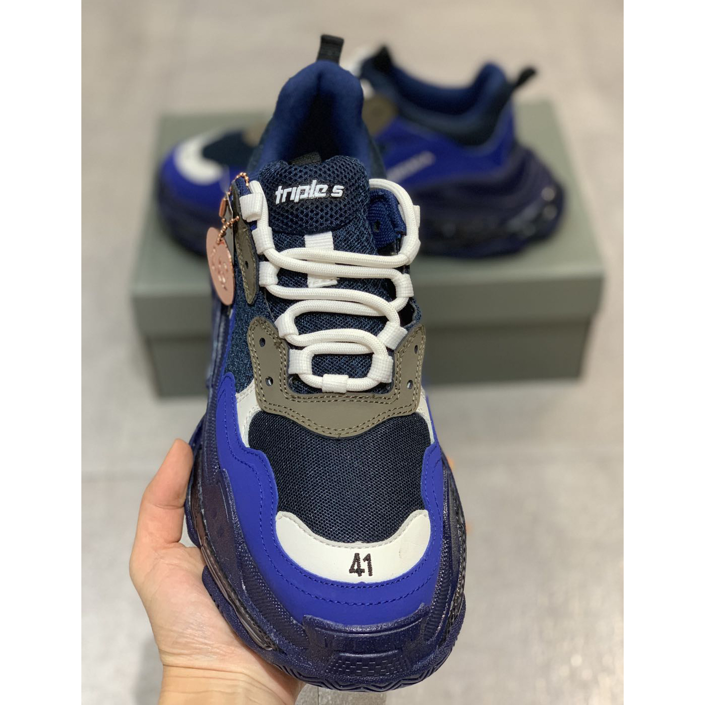 Balenciaga Triple S Clear Sole Sneaker  - EUR FASHION