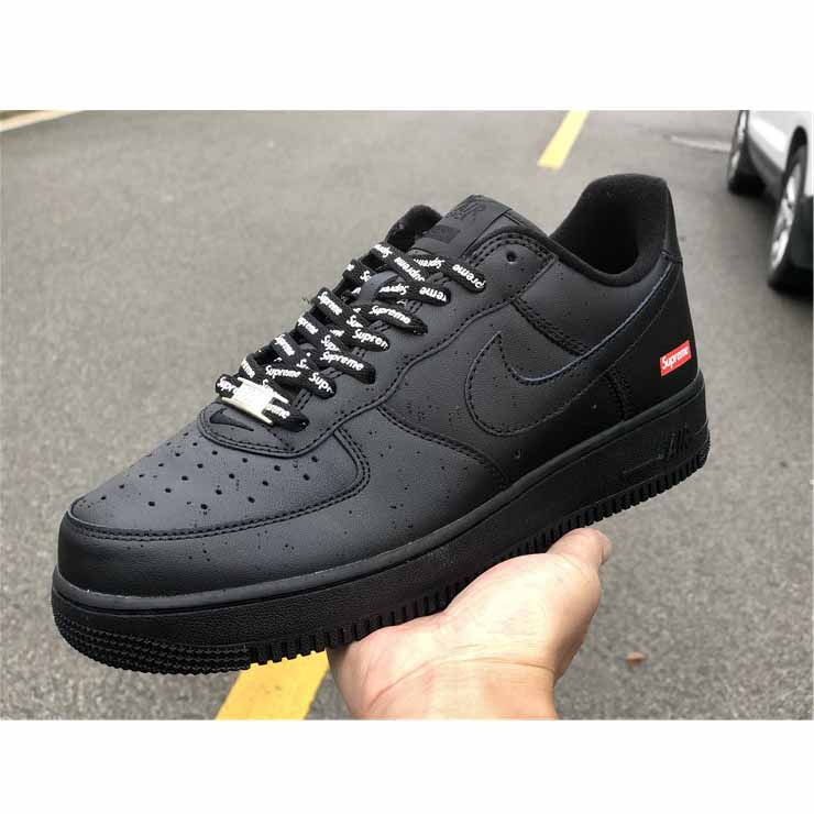 Nike X Supreme Air Force 1 Black - EUR FASHION