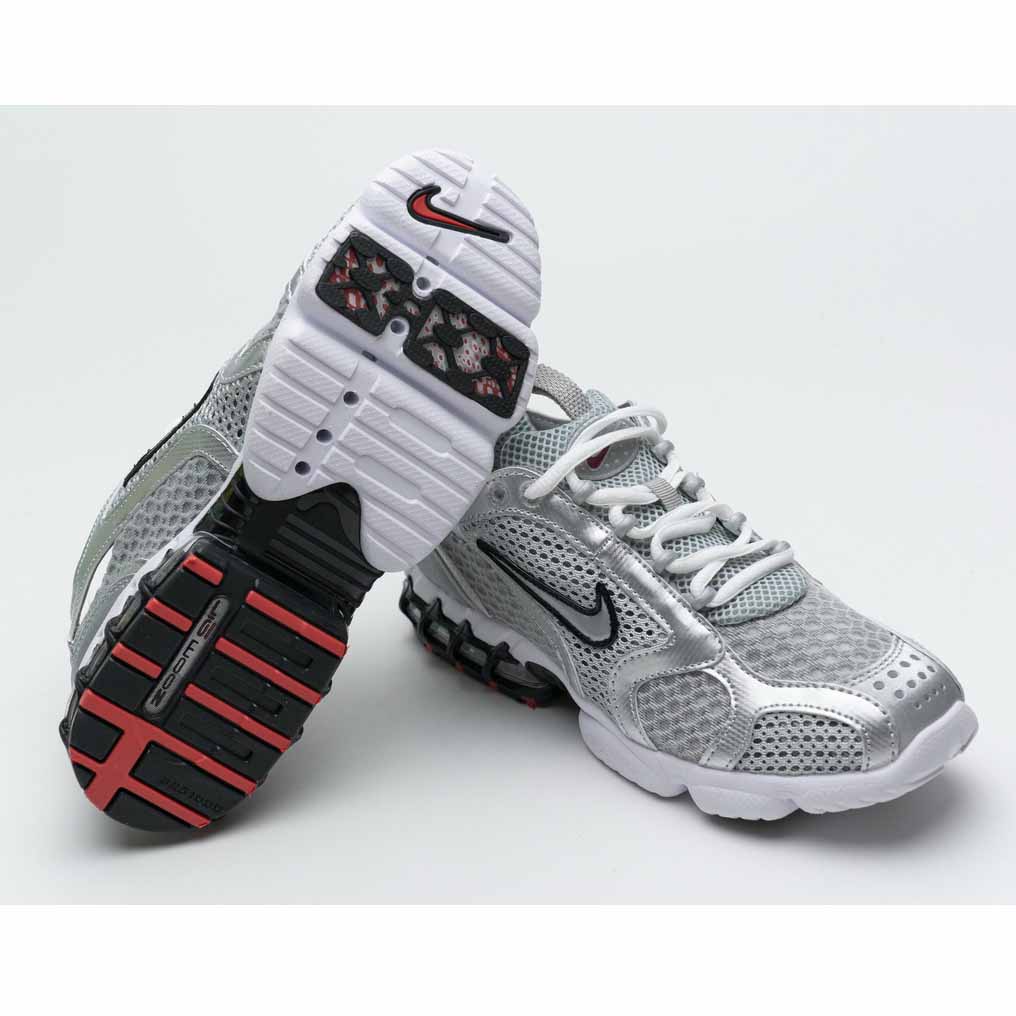 Stussy X Nike Air Zoom Spiridon Caged 2 Metallic Silver - EUR FASHION