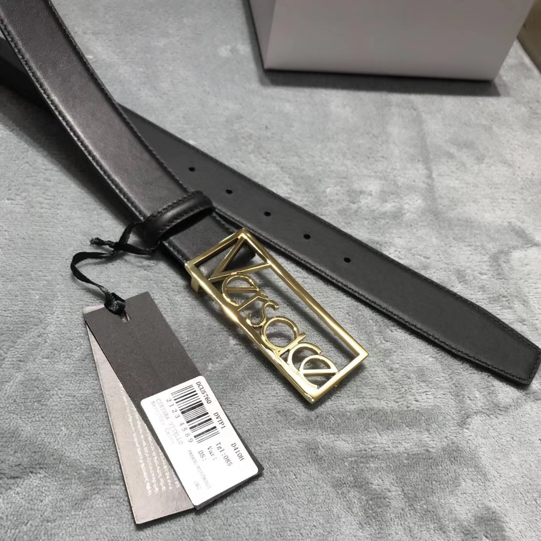 Versace Leather Belt - EUR FASHION