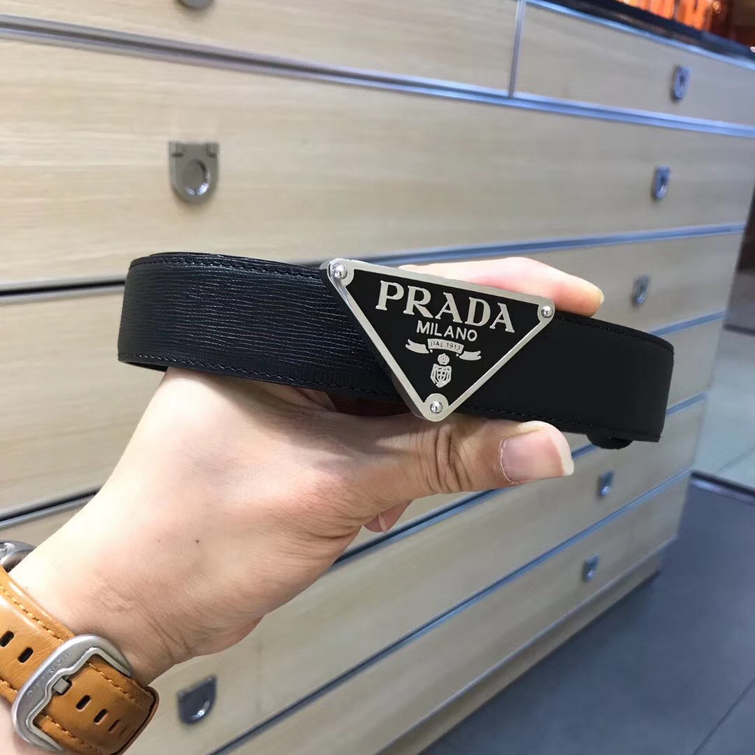Prada Leather Belt - EUR FASHION