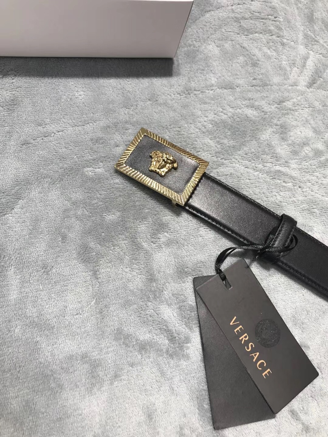 Versace Medusa Head Leather Belt - EUR FASHION