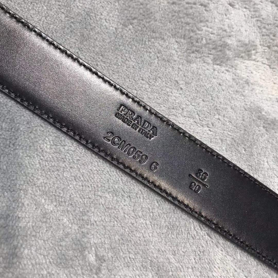 Prada Leather Belt - EUR FASHION