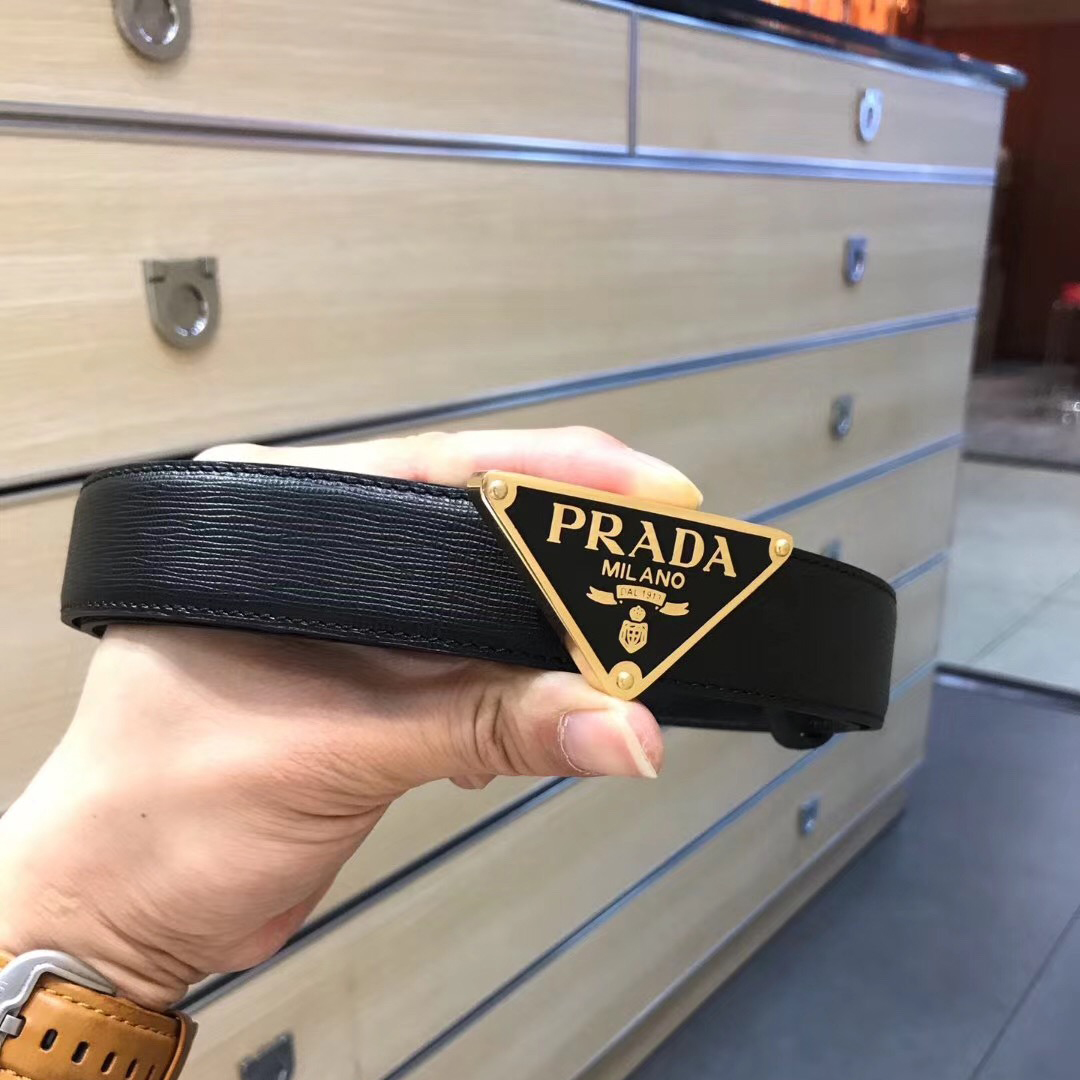Prada Leather Belt - EUR FASHION