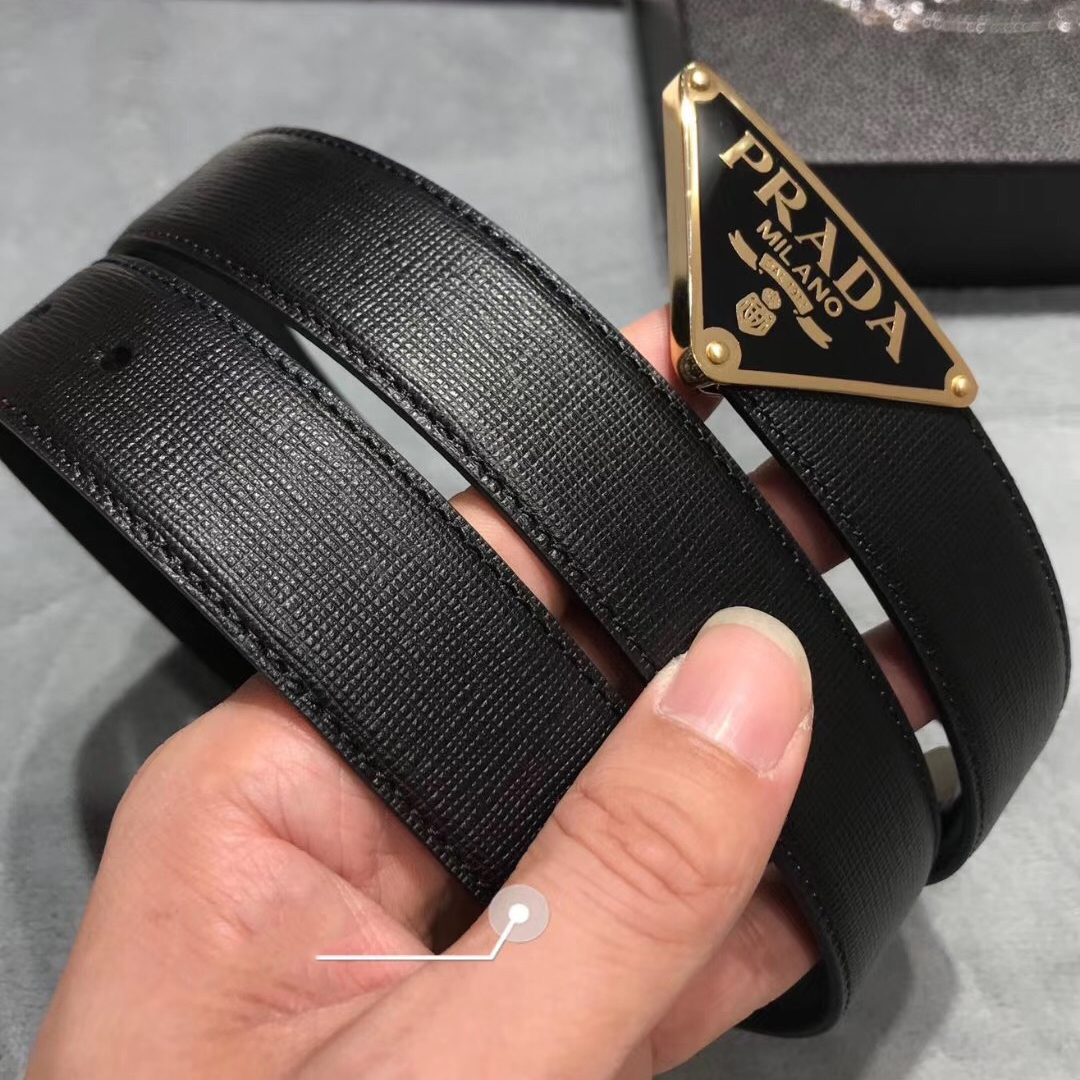 Prada Leather Belt - EUR FASHION