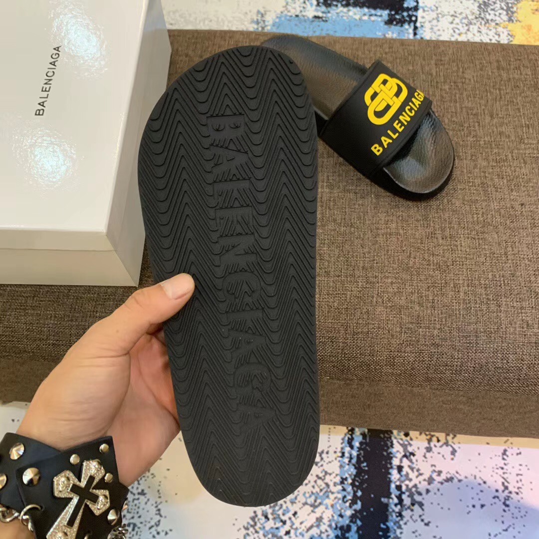 Balenciaga Bb Slide Sandal - EUR FASHION