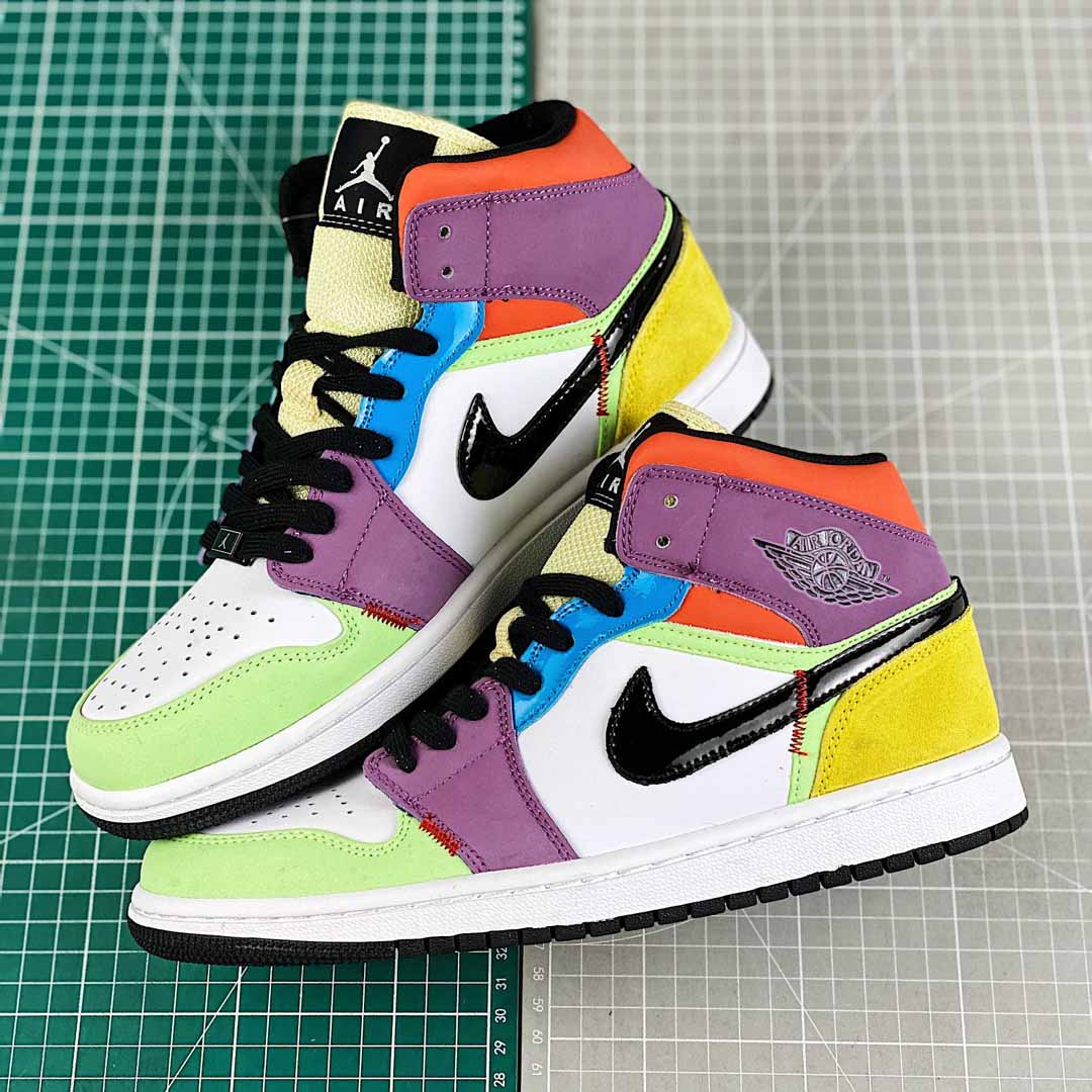 Jordan AJ1 Mid SE “Lightbulb” Multicolor - EUR FASHION