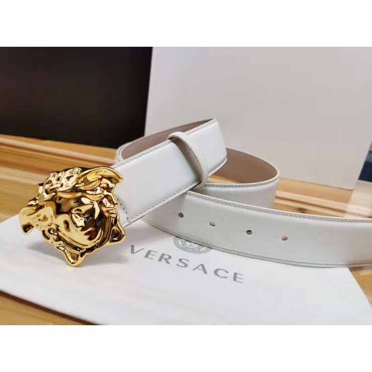 Versace Medusa Head Leather Belt - EUR FASHION