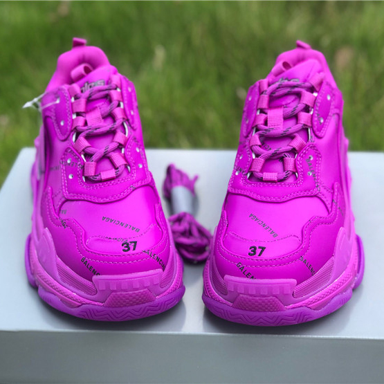 Balenciaga Allover Logo Triple S Sneaker - EUR FASHION
