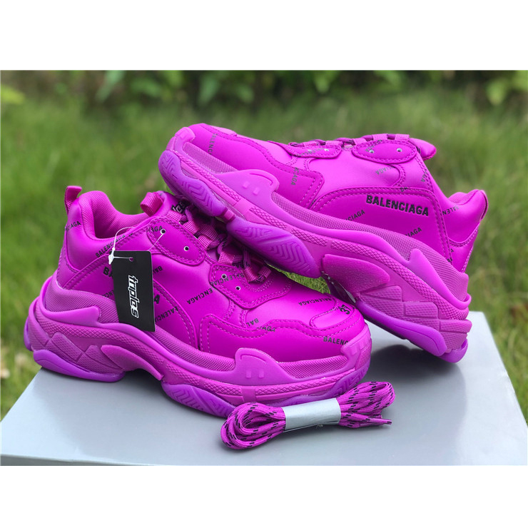 Balenciaga Allover Logo Triple S Sneaker - EUR FASHION