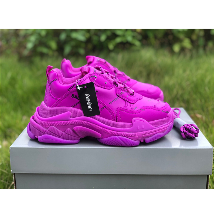 Balenciaga Allover Logo Triple S Sneaker - EUR FASHION