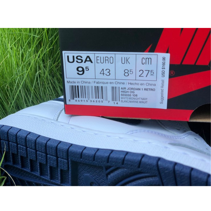 Air Jordan 1 OG Metallic Navy - EUR FASHION