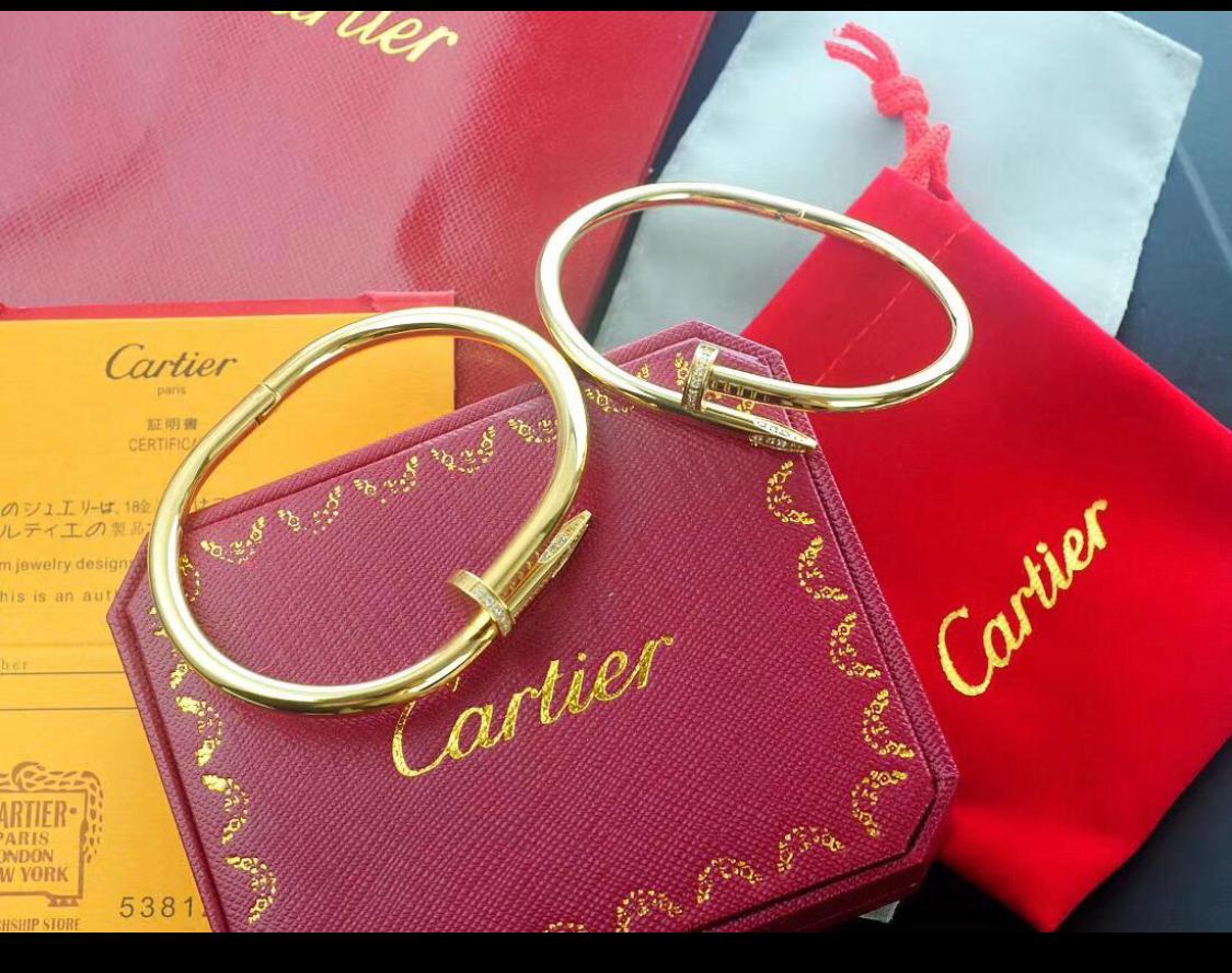 Cartier Juste Un Clou Diamond Bracelets Rose Gold - EUR FASHION