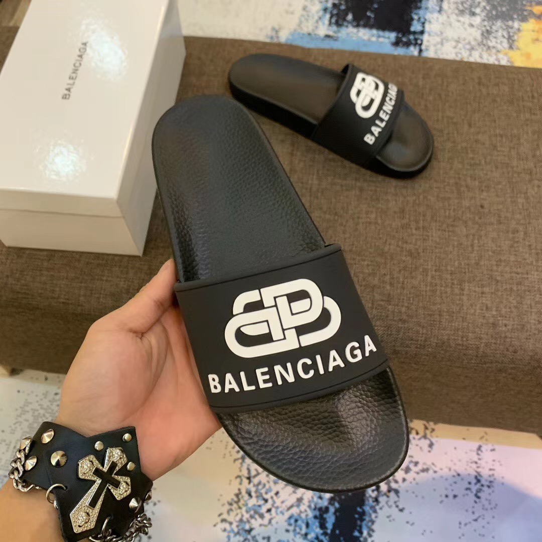 Balenciaga Bb Slide Sandal - EUR FASHION