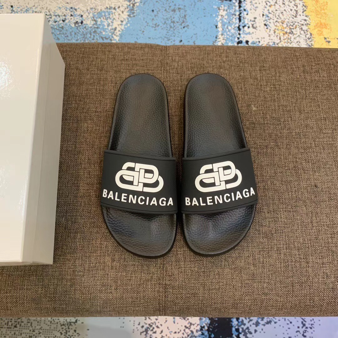 Balenciaga Bb Slide Sandal - EUR FASHION