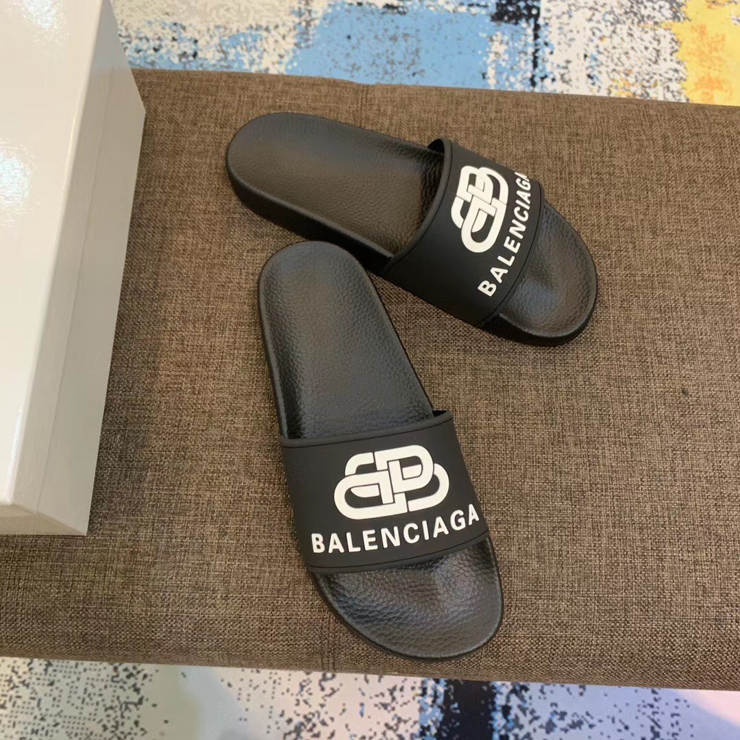 Balenciaga Bb Slide Sandal - EUR FASHION