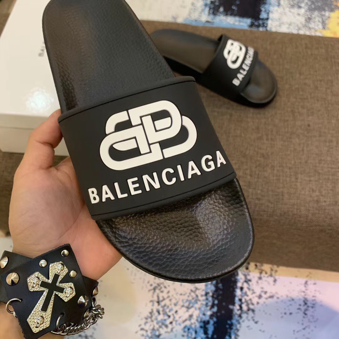Balenciaga Bb Slide Sandal - EUR FASHION