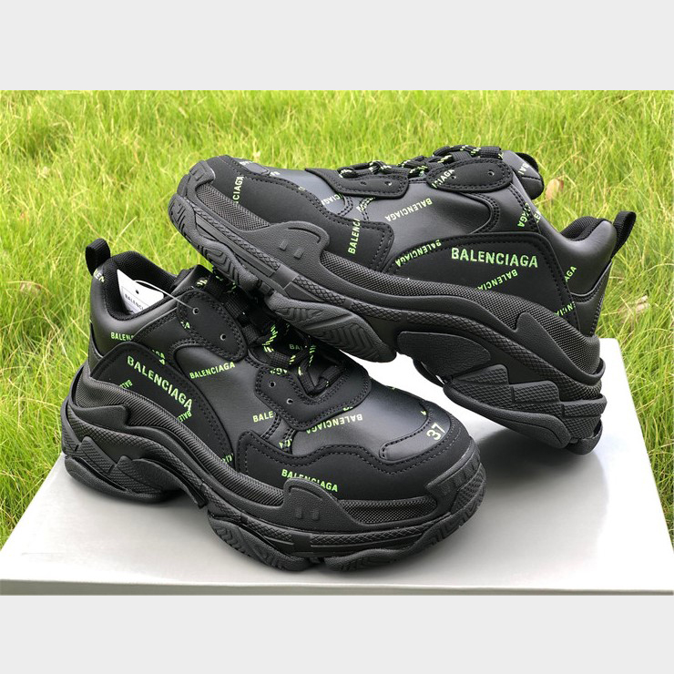 Balenciaga Allover Logo Triple S Sneaker - EUR FASHION