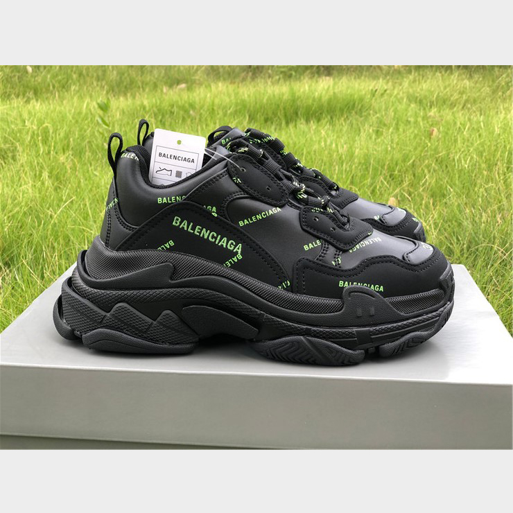 Balenciaga Allover Logo Triple S Sneaker - EUR FASHION