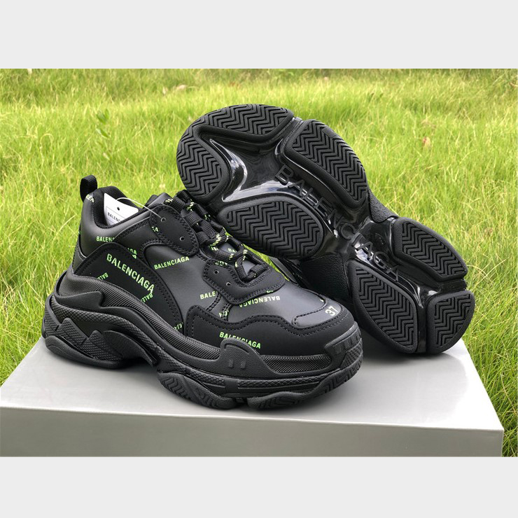 Balenciaga Allover Logo Triple S Sneaker - EUR FASHION