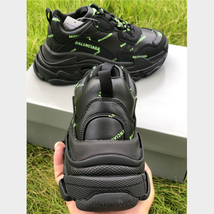 Balenciaga Allover Logo Triple S Sneaker - EUR FASHION
