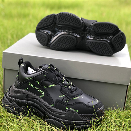 Balenciaga Allover Logo Triple S Sneaker - EUR FASHION