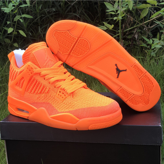 Jordan 4 Retro Flyknit Orange - EUR FASHION