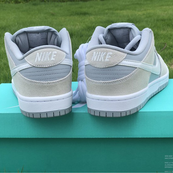 Nike Sb Dunk Low Trd White Summit Wolf Grey AR0778-110 - EUR FASHION