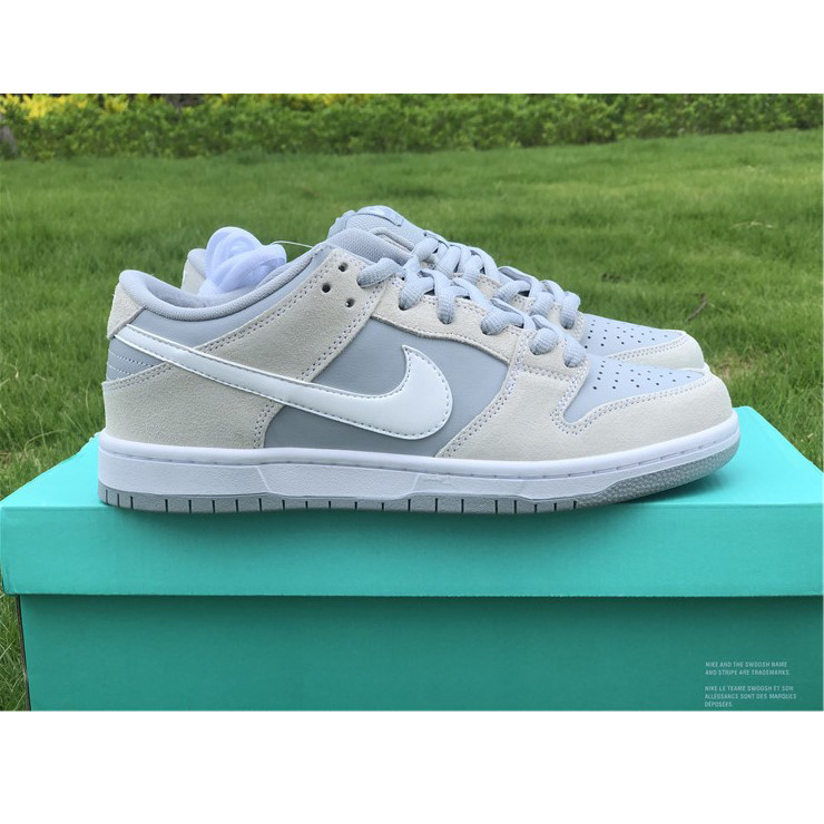 Nike Sb Dunk Low Trd White Summit Wolf Grey AR0778-110 - EUR FASHION