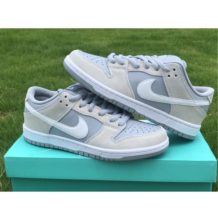 Nike Sb Dunk Low Trd White Summit Wolf Grey AR0778-110 - EUR FASHION