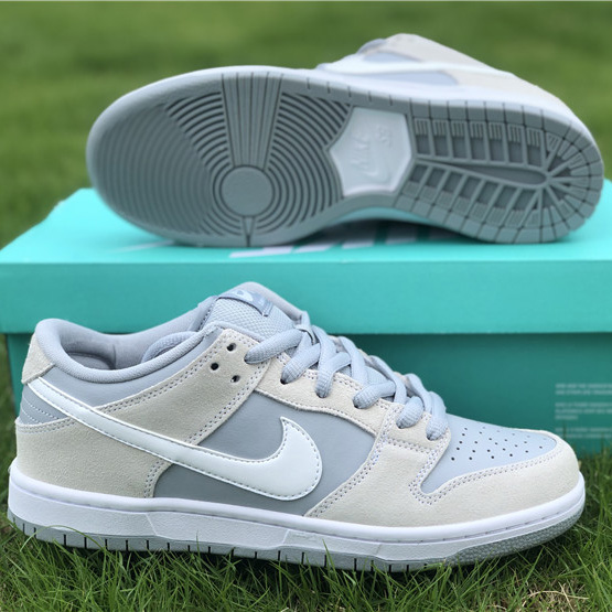 Nike Sb Dunk Low Trd White Summit Wolf Grey AR0778-110 - EUR FASHION