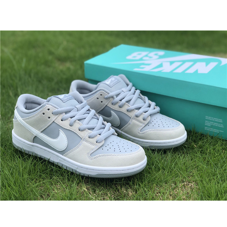 Nike Sb Dunk Low Trd White Summit Wolf Grey AR0778-110 - EUR FASHION
