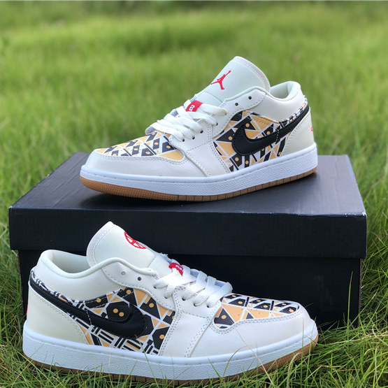 Jordan  AJ1 Low Multi-Color Basketball Shoes CJ4152-101 - EUR FASHION