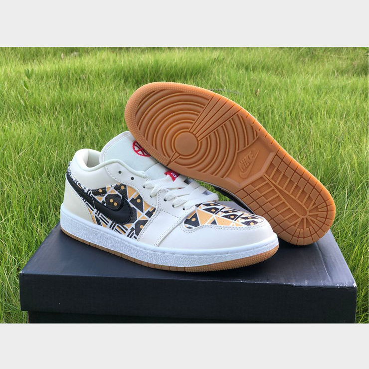 Jordan  AJ1 Low Multi-Color Basketball Shoes CJ4152-101 - EUR FASHION