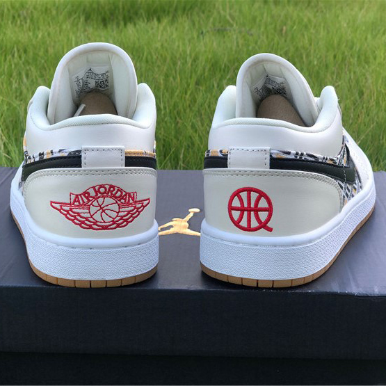 Jordan  AJ1 Low Multi-Color Basketball Shoes CJ4152-101 - EUR FASHION