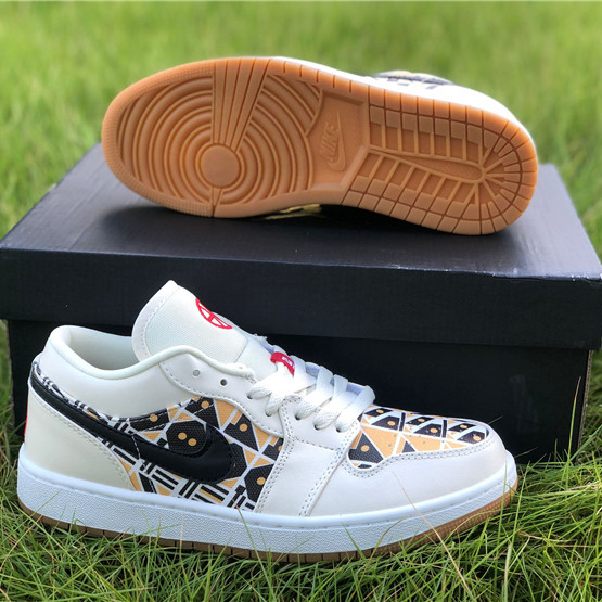 Jordan  AJ1 Low Multi-Color Basketball Shoes CJ4152-101 - EUR FASHION
