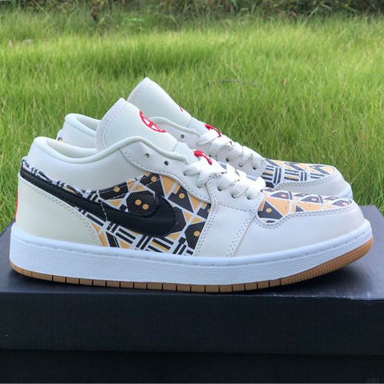 Jordan  AJ1 Low Multi-Color Basketball Shoes CJ4152-101 - EUR FASHION