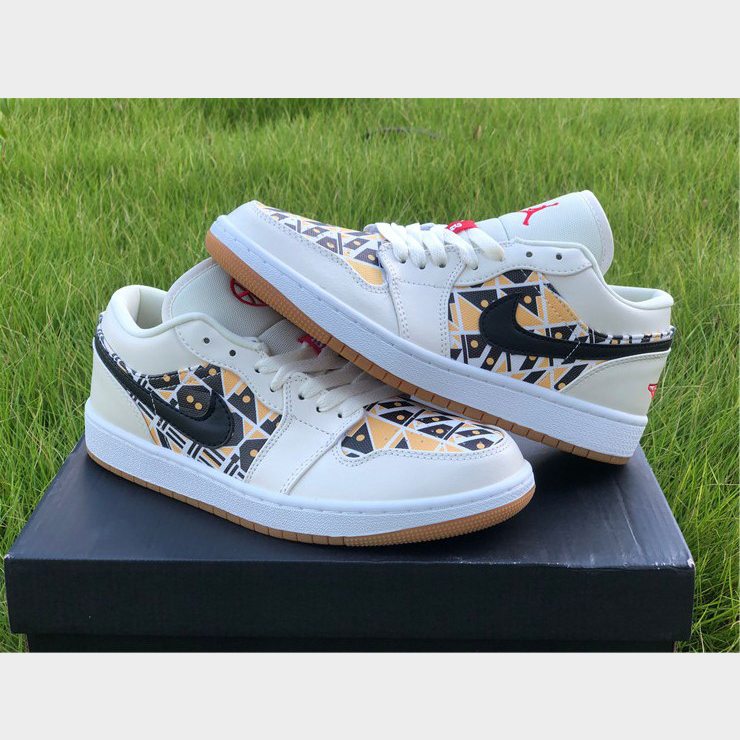 Jordan  AJ1 Low Multi-Color Basketball Shoes CJ4152-101 - EUR FASHION