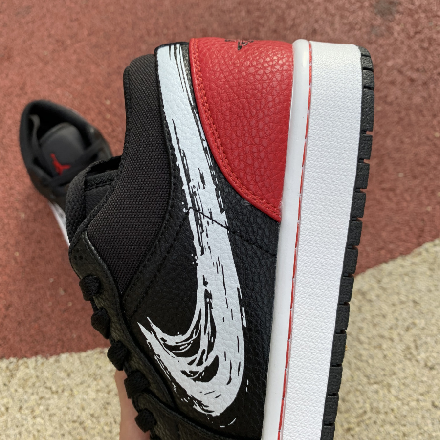 Jordan AJ1 Low Brushstroke DA4659-001 - EUR FASHION