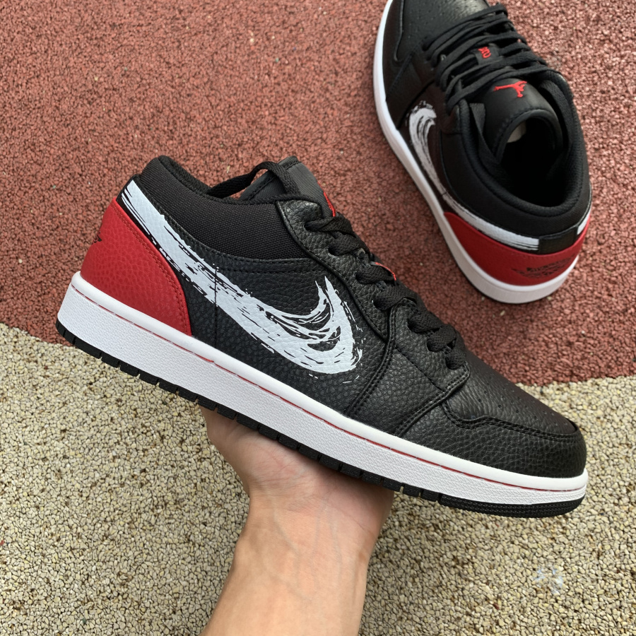 Jordan AJ1 Low Brushstroke DA4659-001 - EUR FASHION